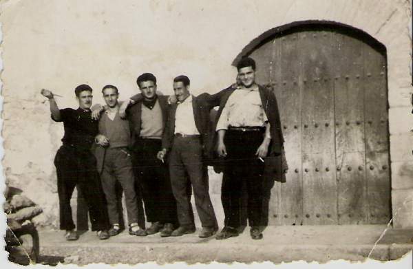 Gines,Nisio,Lorenzo,Gene,Lumi (1957 aprox.)