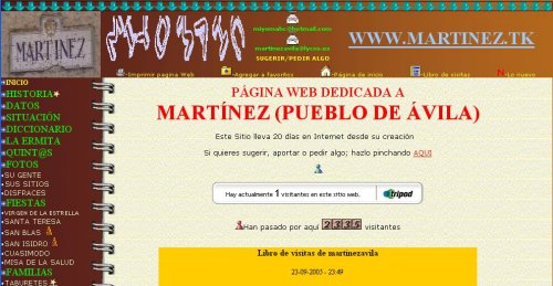 Martinez web